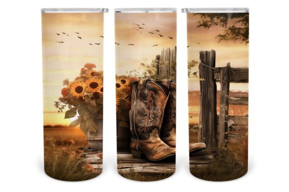Country Cowboy Boots and Sunflowers Embroidery Design Review