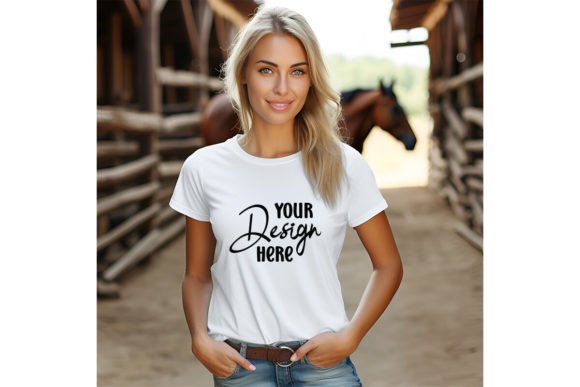 Country Western T-Shirt Mockup Review for Real Embroidery Projects