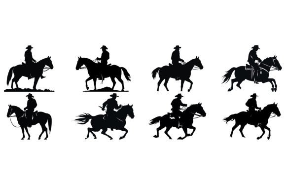 Cowboy and Horse Running Silhouettes: A Practical Embroidery Design Review