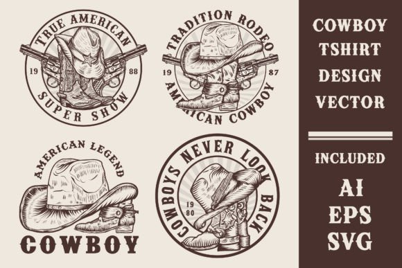 Cowboy Hand-Drawn Vintage Logo: A Designer’s Real-World Take