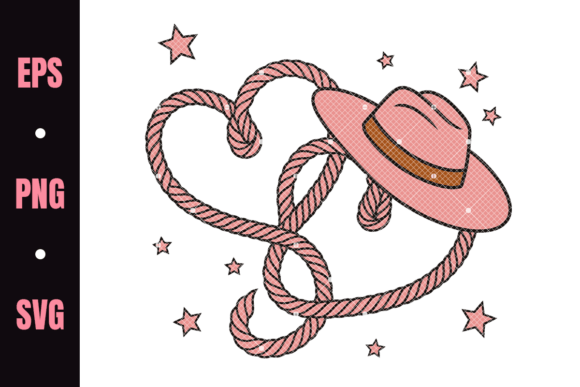 Cowboy Hat with Heart-Shaped Rope Embroidery Design Review