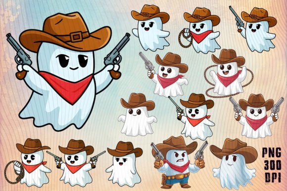 Cute Cowboy Boo Ghost Halloween Western Review