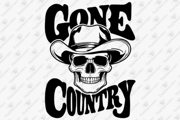 Gone Country Outlaw Western Cowboy Skull Review