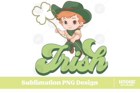Irish Cowboy PNG Lucky Charm Clover Design Review