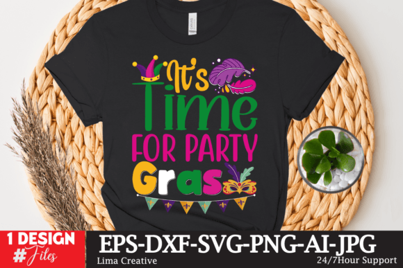Its Time for Party Gras SVG Cut File Review: A Designer’s Perspective