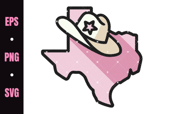 Pink Texas Map with Cowboy Hat Embroidery Design Review