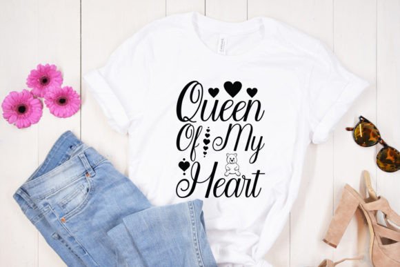 Queen of My Heart SVG Design: A Versatile Embroidery File for Real Projects