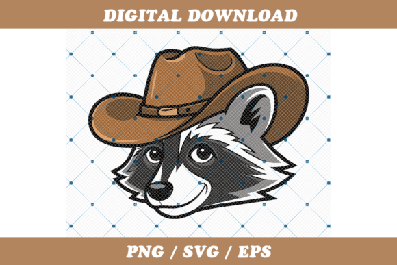 Raccoon with Cowboy Hat Illustration Review: A Designer’s Perspective