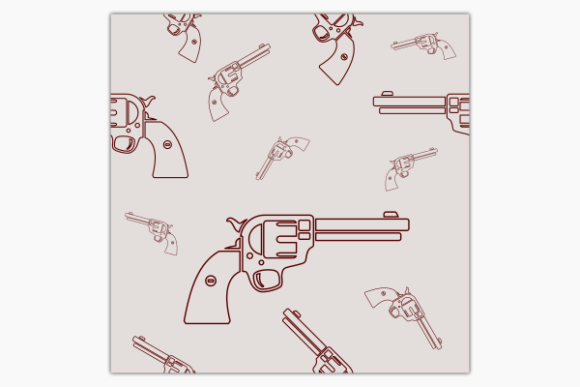 Reviewing Outline Style Revolver Seamless Pattern