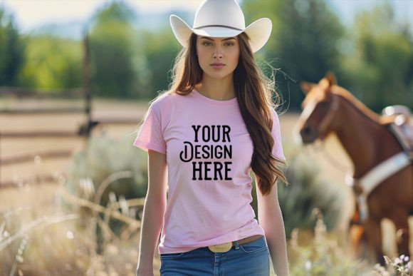 Western Women Cowgirl Free Mockup Review for Real Projects
